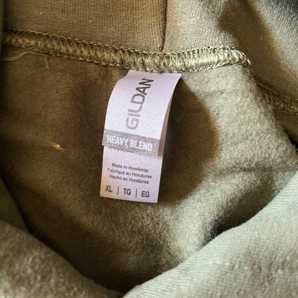 ✨HP✨ NEW NWOT Halloween Ghost Cat Hoodie Pullover Sweatshirt XL Green - Picture 7 of 9